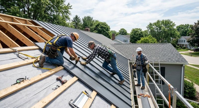 Aluminum Roof Installation in Auburn, NH
