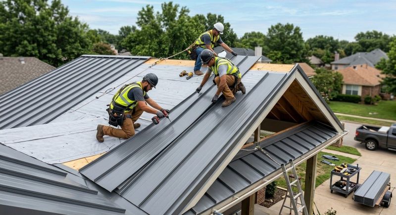 Aluminum Roof Installation in North Reading, MA