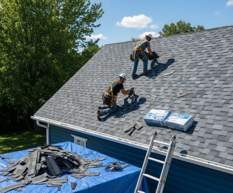 Asphalt Roof Replacement in Hampstead, NH