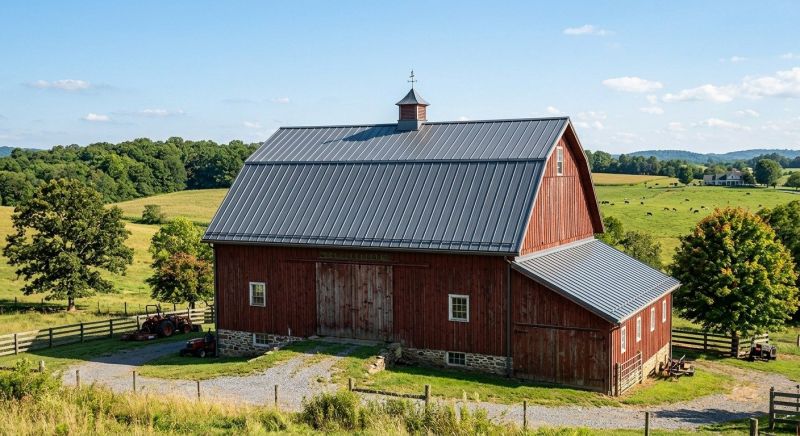Barn Roof Replacement in Hooksett, NH