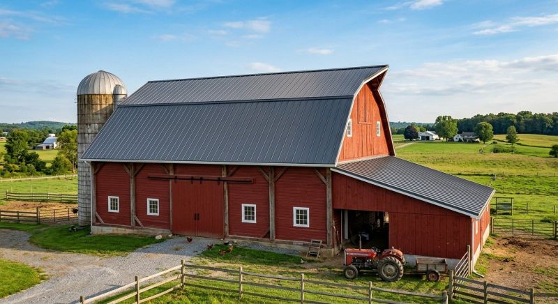 Barn Roof Replacement in Wilton, NH