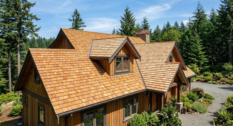 Cedar Roof Installation in Chelmsford, MA