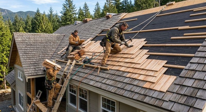 Cedar Roof Installation in Hampstead, NH