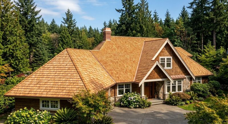 Cedar Roof Installation in Hampstead, NH