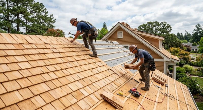Cedar Roof Installation in Hampton, NH