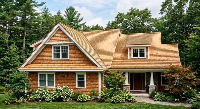Cedar Shake Roof Construction in Haverhill, MA