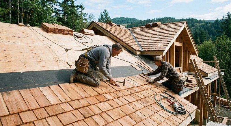 Cedar Shake Roof Construction in Rockingham County, NH
