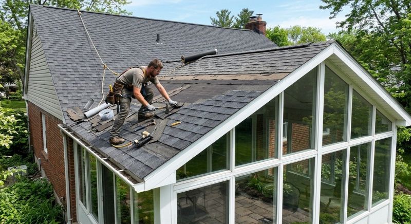 Damaged Roof Replacement in Bow, NH