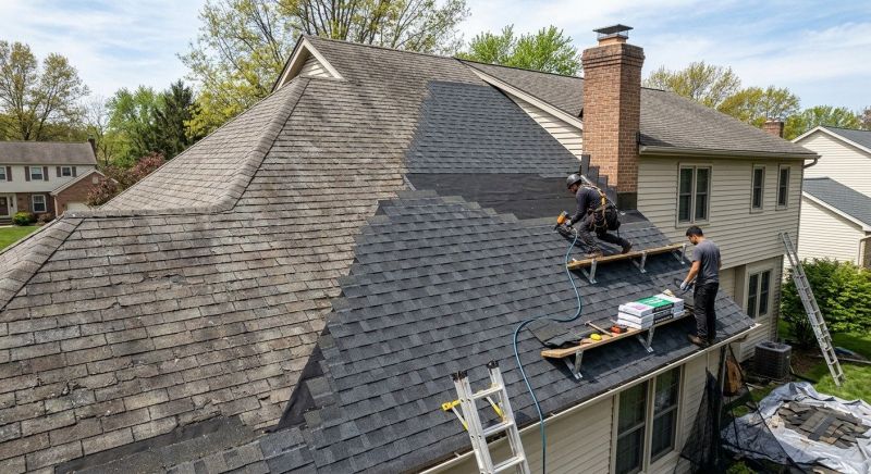 Damaged Roof Replacement in Dracut, MA