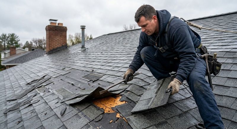 Damaged Roof Replacement in Durham, NH