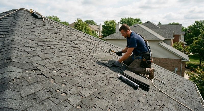 Damaged Roof Replacement in Haverhill, MA