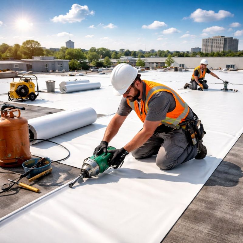 Epdm Roof Installation in Epsom, NH