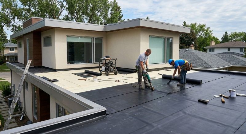Flat Roof Installation in Billerica, MA