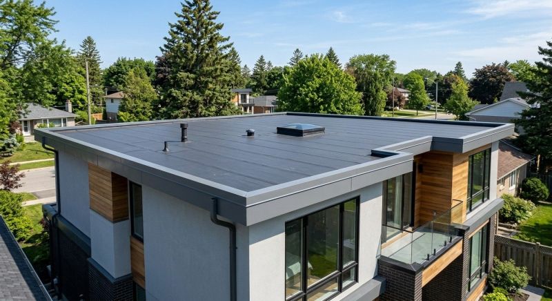 Flat Roof Installation in Danville, NH