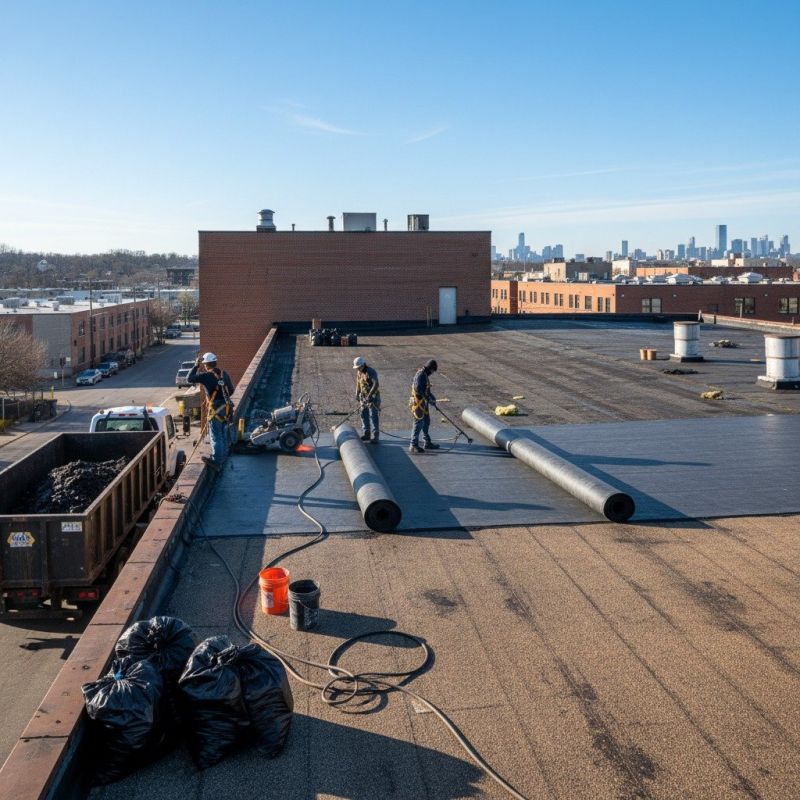 Flat Roof Replacement in Hampstead, NH