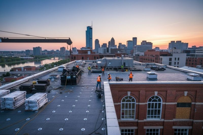 Flat Roof Replacement in Rockingham County, NH