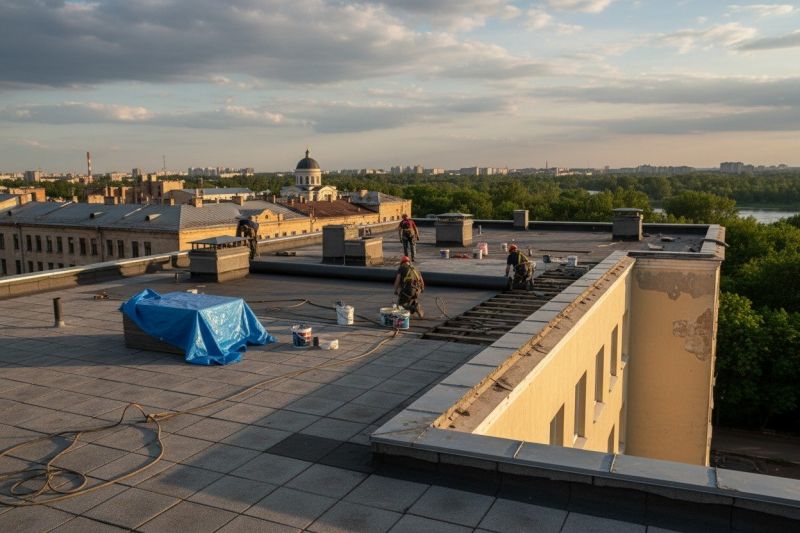 Flat Roof Replacement in Raymond, NH