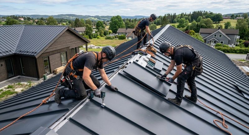 Metal Roof Installation in Milford, NH
