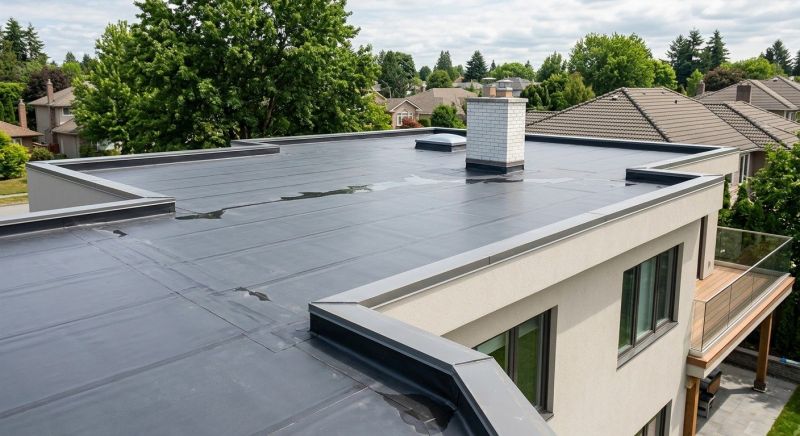 Single Ply Roof Installation in Hollis, NH