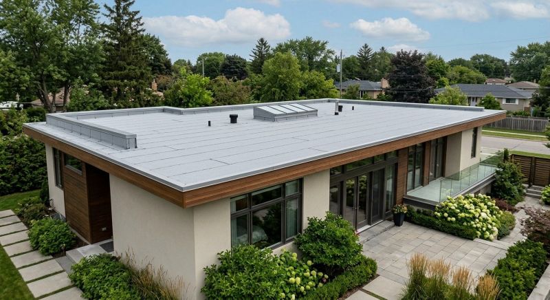 Single Ply Roof Installation in Wilton, NH