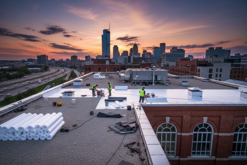Single Ply Roof Replacement in Rockingham County, NH