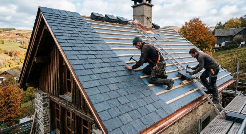 Slate Roof Installation in Nashua, NH