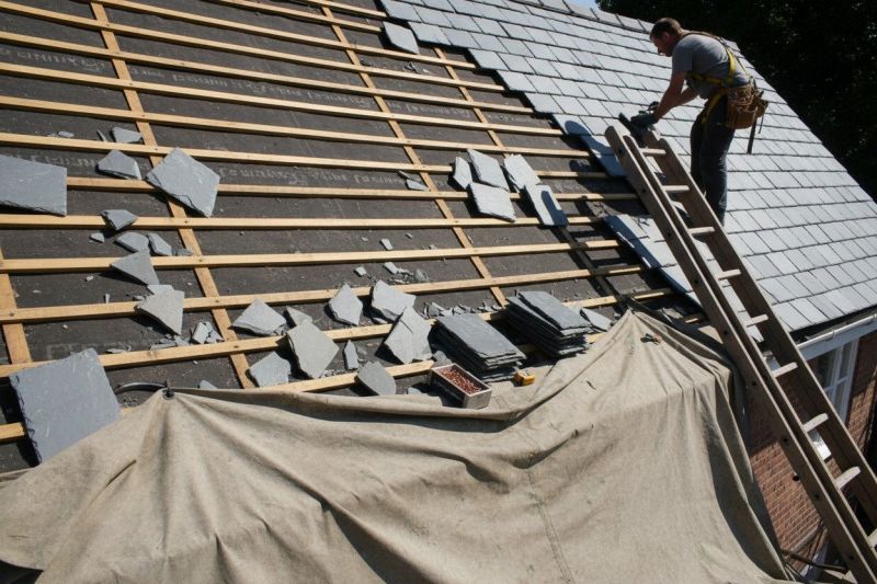 Slate Roof Replacement in Boxford, MA