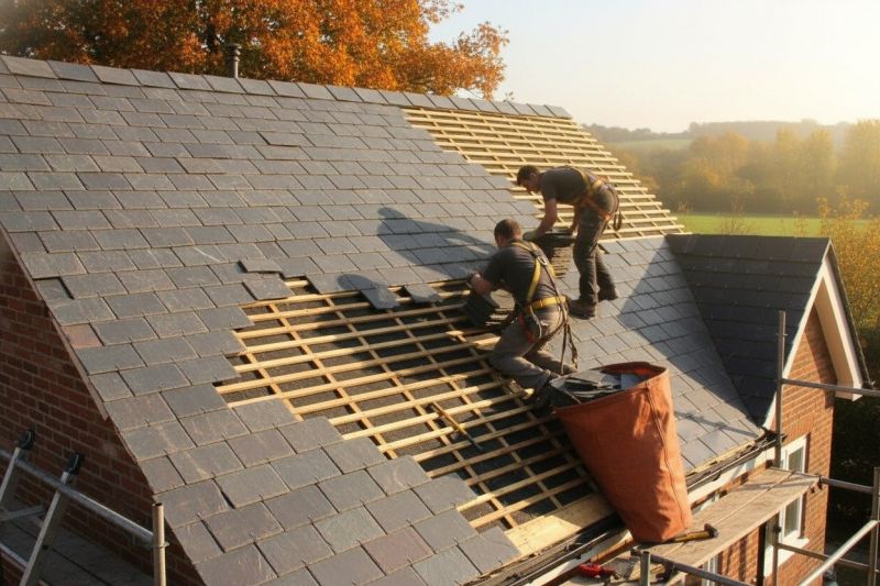 Slate Roof Replacement in Carlisle, MA