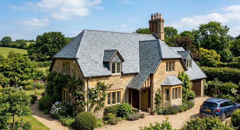Slate Roof Replacement in Dracut, MA