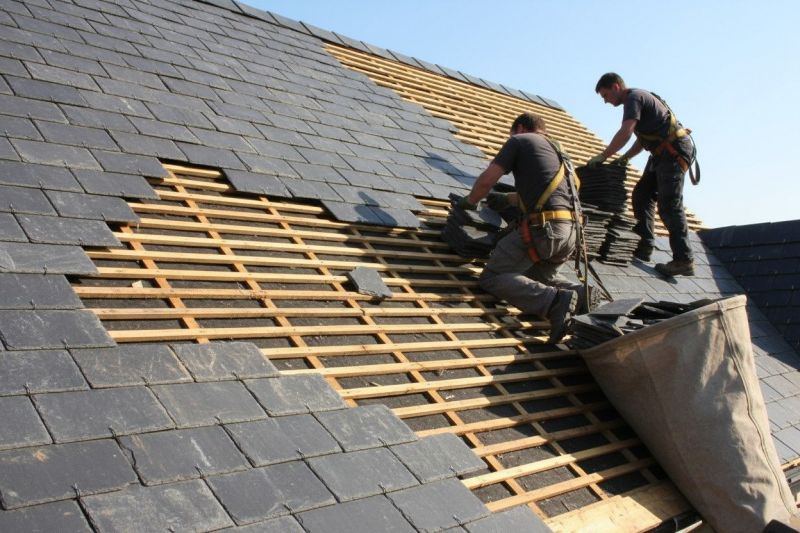 Slate Roof Replacement in Groton, MA