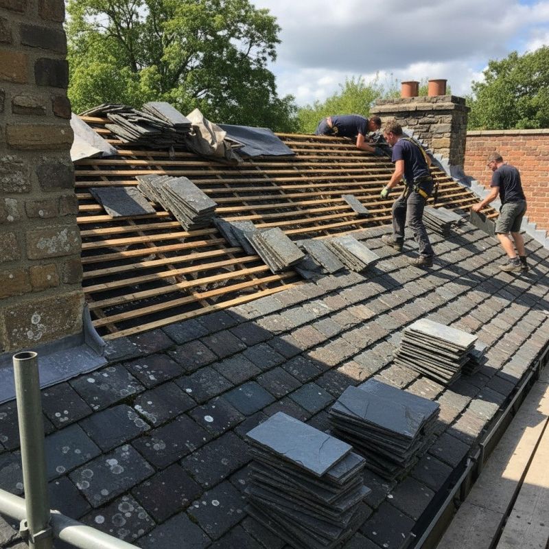 Slate Roof Replacement in Hampton, NH
