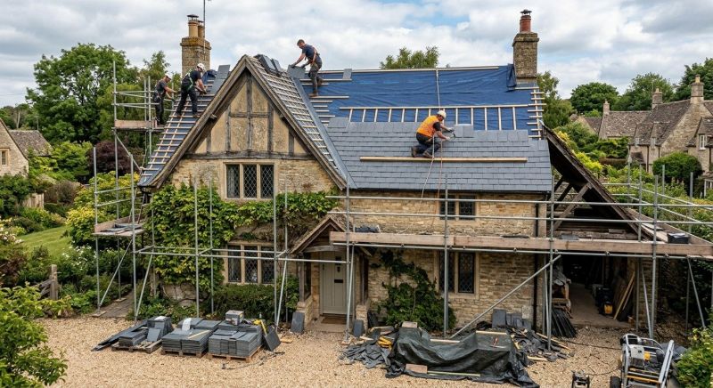 Slate Roof Replacement in Rockingham County, NH
