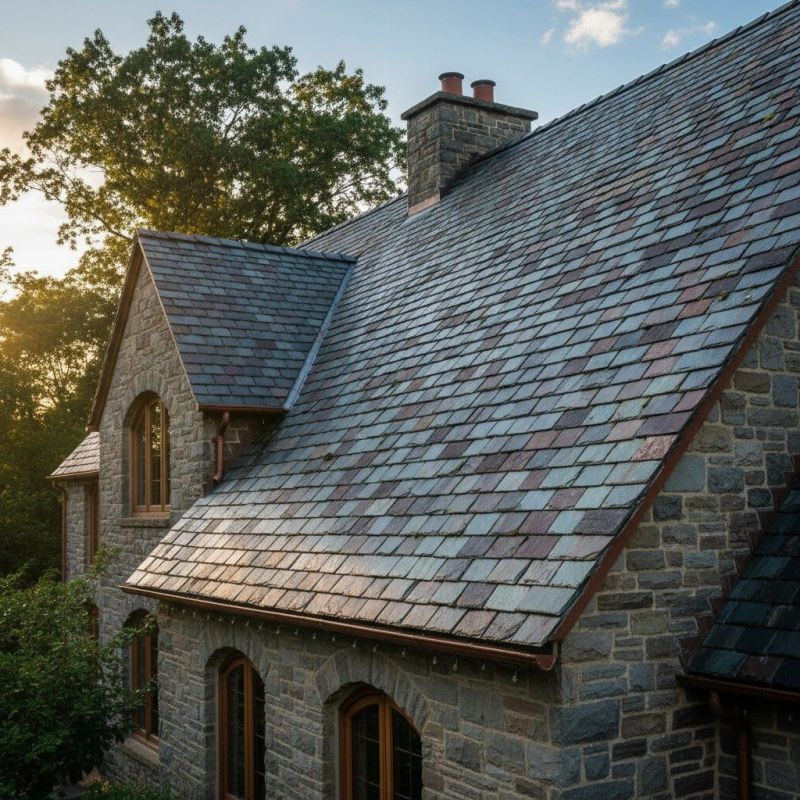 Slate Roof Replacement in Pelham, NH