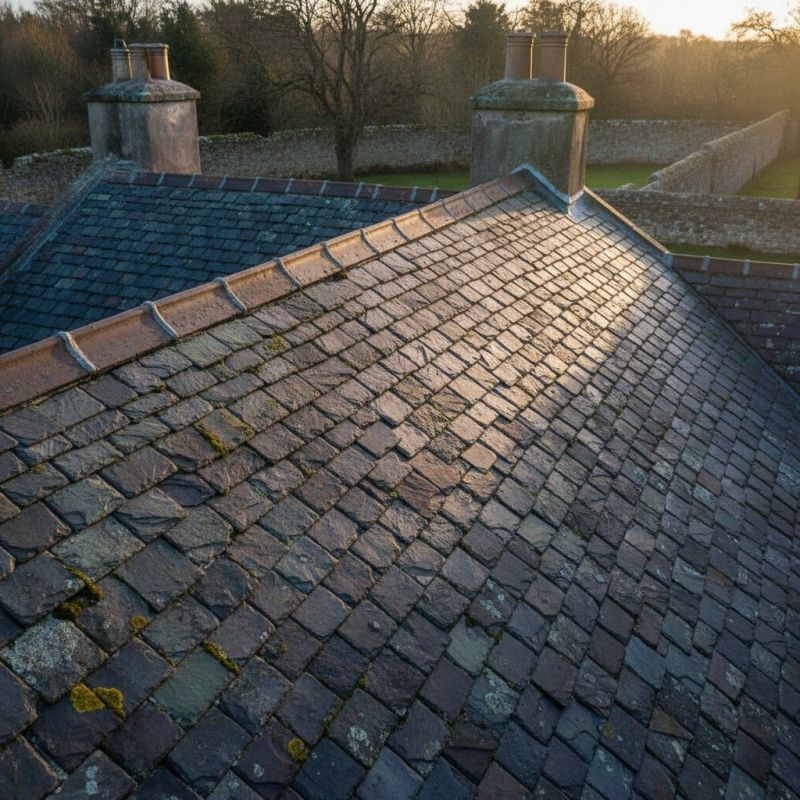 Slate Roof Replacement in Rowley, MA