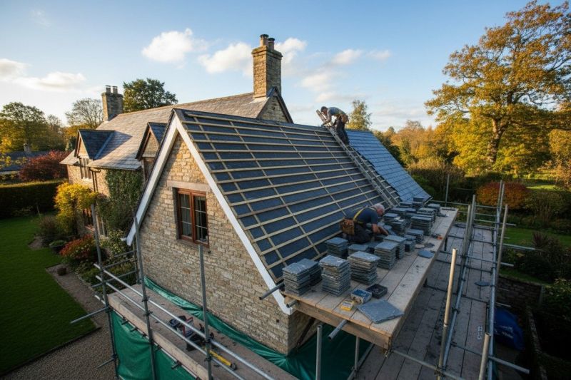 Slate Roof Replacement in Tyngsboro, MA
