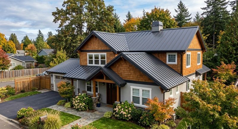 Steel Roof Replacement in Bow, NH