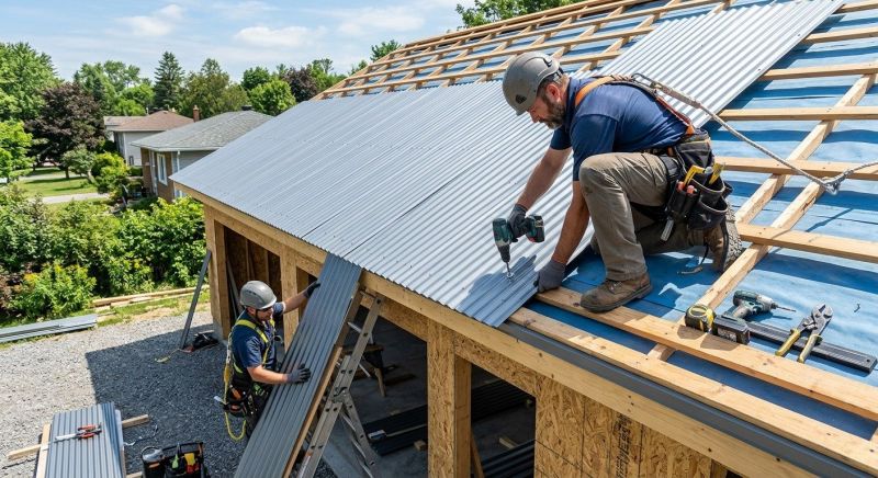 Tin Roof Installation in Groveland, MA