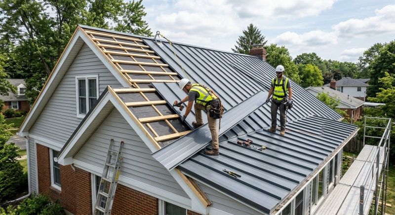 Tin Roof Installation in New Boston, NH