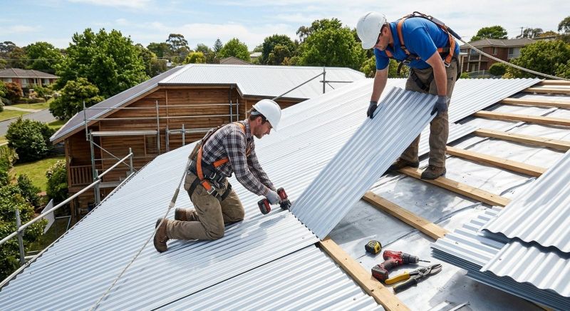 Tin Roof Installation in North Reading, MA