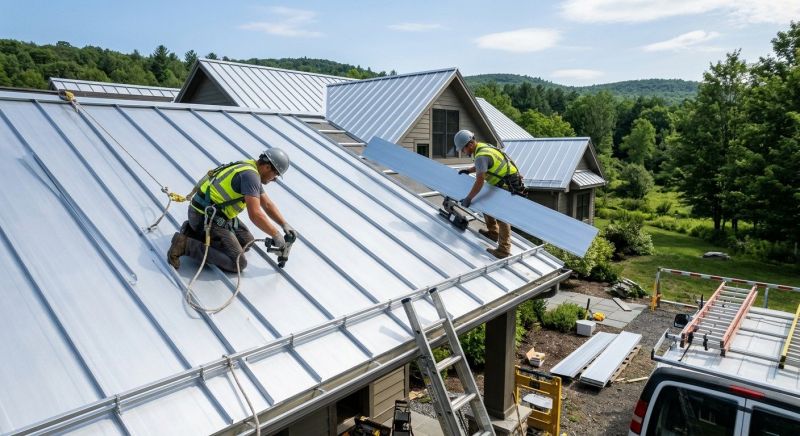 Tin Roof Installation in North Reading, MA