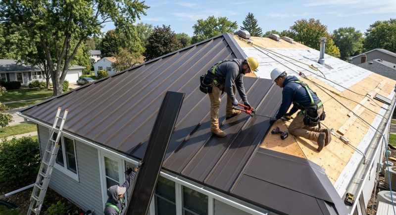Tin Roof Installation in Nottingham, NH