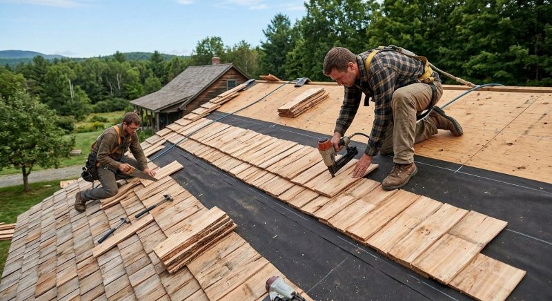 Wood Roofing Installation in Litchfield, NH