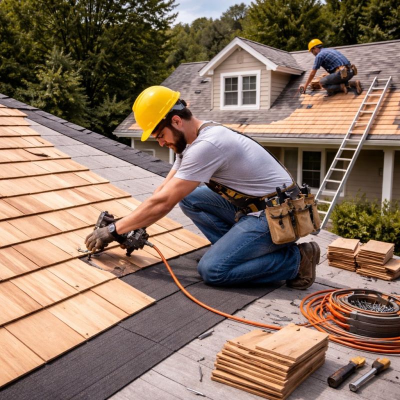 Wood Roofing Installation in Londonderry, NH