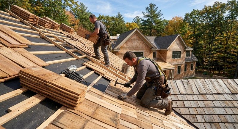 Wood Roofing Installation in Manchester, NH