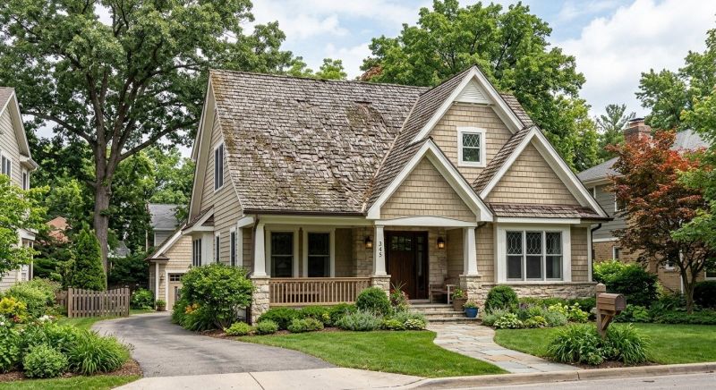 Wood Shake Roof Replacement in Dracut, MA