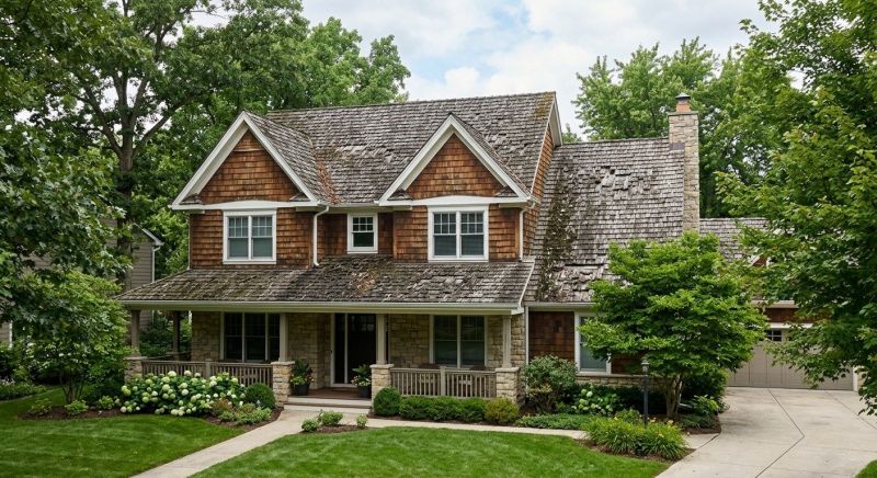 Wood Shake Roof Replacement in Litchfield, NH